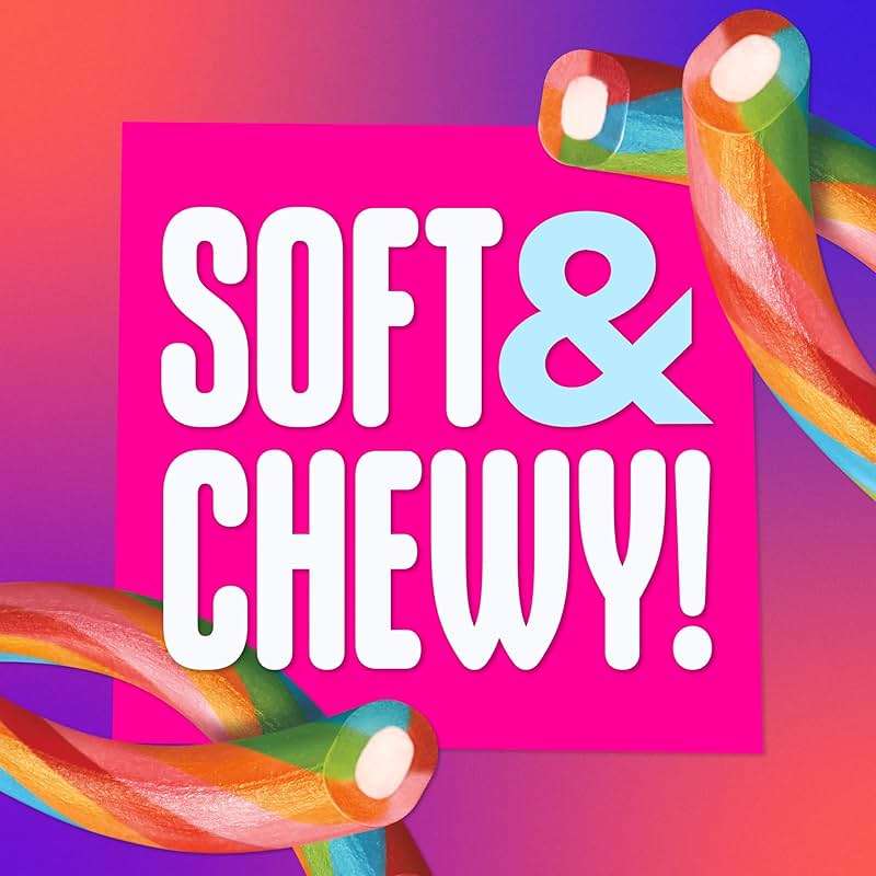 SweeTARTS Ropes, Candy, Twisted Rainbow Punch, Soft and Chewy, 9 oz - Image 2