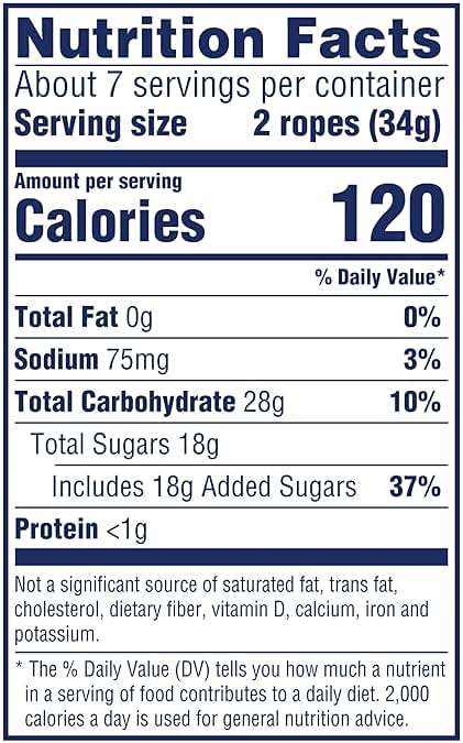 SweeTARTS Ropes, Candy, Twisted Rainbow Punch, Soft and Chewy, 9 oz - Image 6