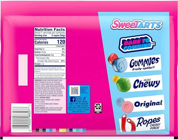 SweeTARTS Ropes, Candy, Twisted Rainbow Punch, Soft and Chewy, 9 oz - Image 8
