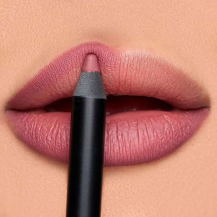 K7L Dark Pink Lipliner Pencil, Creamy, Longwear, Waterproof - Image 1