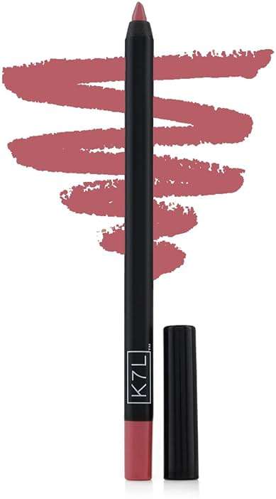 K7L Dark Pink Lipliner Pencil, Creamy, Longwear, Waterproof - Image 2