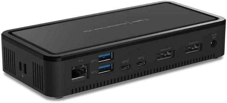 Belkin Thunderbolt 3 Dock Plus Thunderbolt 3 Cable - USB-C Hub - 8-In-1 Docking Station for MacOS & Windows, Dual 4K @60Hz, 40Gbps Transfer Speed, 60W Upstream Charging, w/ Ethernet & Audio Ports - Image 2