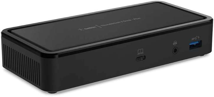 Belkin Thunderbolt 3 Dock Plus Thunderbolt 3 Cable - USB-C Hub - 8-In-1 Docking Station for MacOS & Windows, Dual 4K @60Hz, 40Gbps Transfer Speed, 60W Upstream Charging, w/ Ethernet & Audio Ports - Image 11