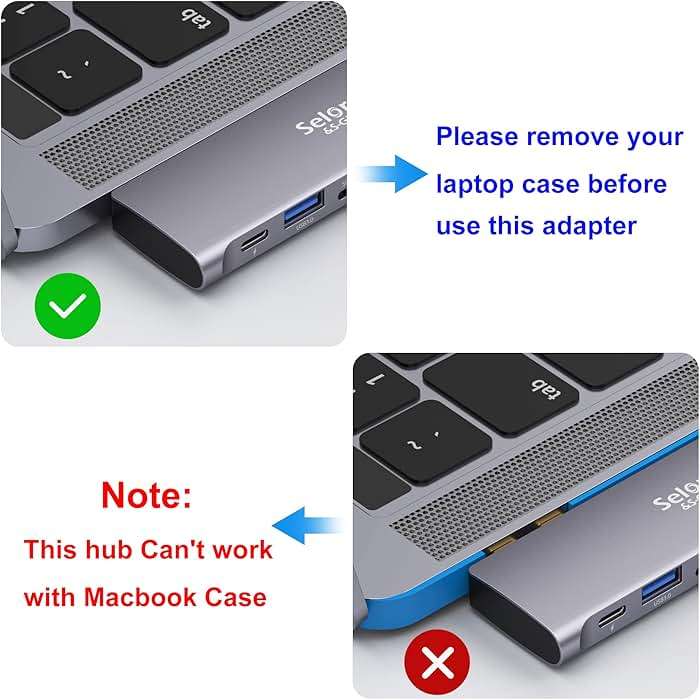 USB C Adapter for MacBook Pro/Air M1 M2 M3 2021 2020 2019 13" 15" 16", 6 in 1 USB-C Hub MacBook Pro Accessories with 3 USB 3.0 Ports,USB C to SD/TF Card Reader and 100W Thunderbolt 3 PD Port - Image 7