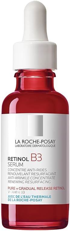 La Roche-Posay Pure Retinol Face Serum with Niacinamide (Vitamin B3) & Hyaluronic Acid | Gentle Anti-Aging Retinol Serum for Fine Lines & Wrinkles | Dermatologist Tested for Sensitive Skin, 1.0 fl oz - Product Image