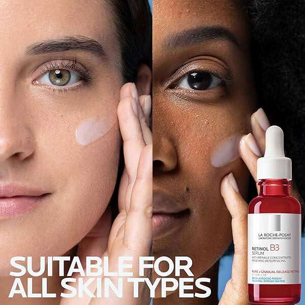 La Roche-Posay Pure Retinol Face Serum with Niacinamide (Vitamin B3) & Hyaluronic Acid | Gentle Anti-Aging Retinol Serum for Fine Lines & Wrinkles | Dermatologist Tested for Sensitive Skin, 1.0 fl oz - Image 5