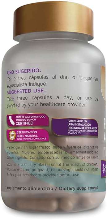 Betel Natural PAU de Arco Capsules Healthy Immune Support - 1500 mg Per Serving - Image 4