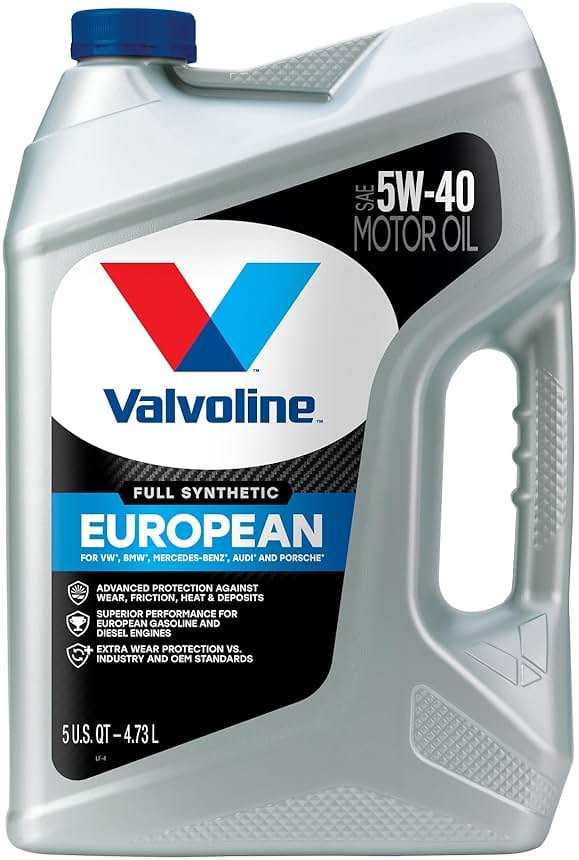 Valvoline European Vehicle Full Synthetic SAE 5W-40 Motor Oil 5 QT - Product Image