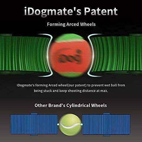 IDOGMATE Dog Ball Launcher, MIDI Rechargeable Automatic Pet Ball Thrower Interactive Ball Fetch Machine with 3 Balls - Image 7