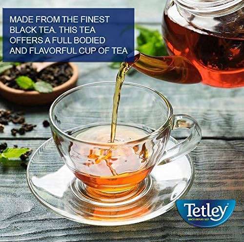 Tetley Classic Blend Decaf Premium Black Tea, Decaffinated Tea, 72 Tea Bags (Pack of 12), Rainforest Alliance Certified - Image 5
