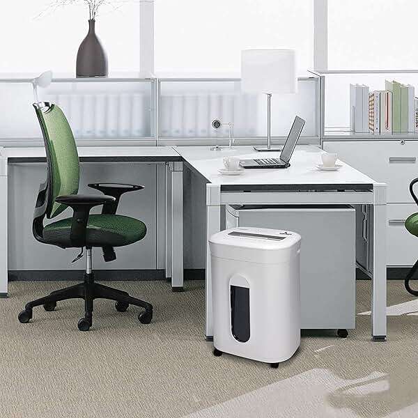 Aurora AU1060MA Professional Grade 10-Sheet High Security Micro-Cut Paper and Credit Card Shredder/ 60 Minutes/Security Level P-5, White, AU1060MA 10-Sheet High Security Microcut - Image 7