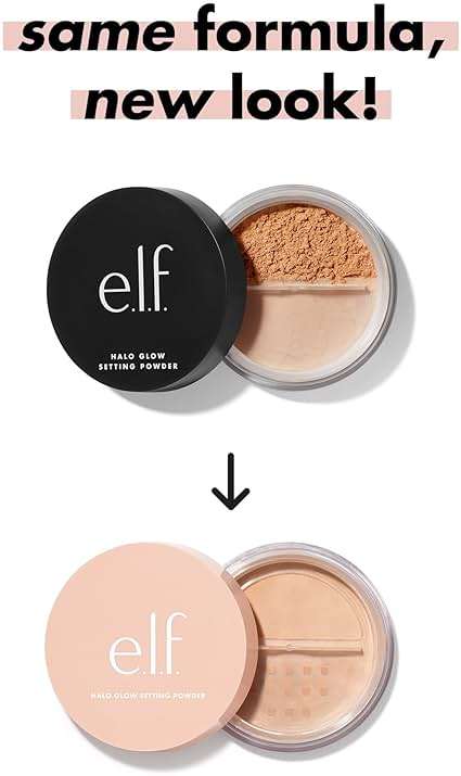 e.l.f. Halo Glow Soft Focus Setting Powder, Silky & Creates Soft Glow Without Shine, Smooths Pores & Lines, Vegan & Cruelty-Free, Light - Image 4