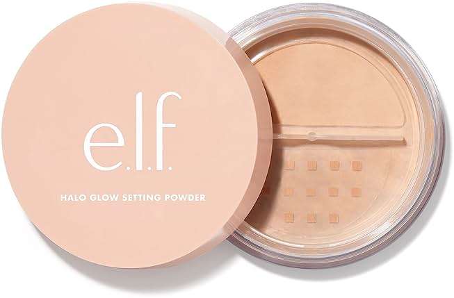 e.l.f. Halo Glow Soft Focus Setting Powder, Silky & Creates Soft Glow Without Shine, Smooths Pores & Lines, Vegan & Cruelty-Free, Medium - Image 1