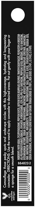e.l.f. Hydrating Camo Concealer, Covers Blemishes & Under-Eye Circles, Full-Coverage & Delivers A Satin Finish, Vegan & Cruelty-Free, Light Sand - Image 7