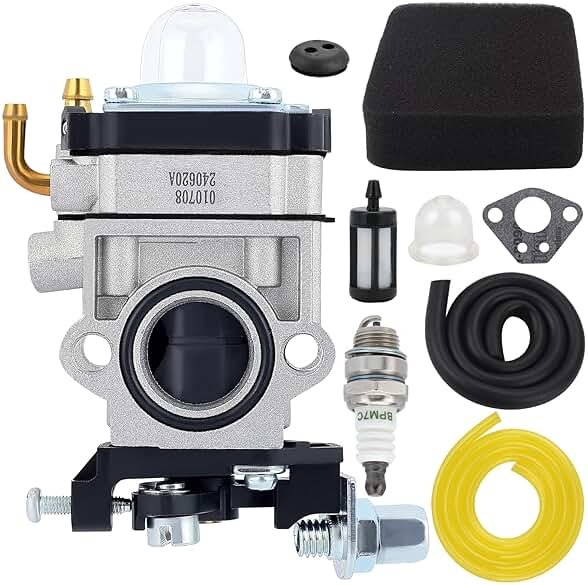 Hipa 300486 Carburetor for Earthquake E43 MC43 WE43 E43CE E43WC 43CC Tiller Carburetor Auger MC43E MC43CE MC43ECE MC43RCE Tiller Cultivator MD43 WE43E WE43CE Edger - Product Image