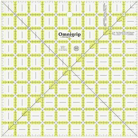 Omnigrid Omnigrip 10in Square Ruler, none - Image 1