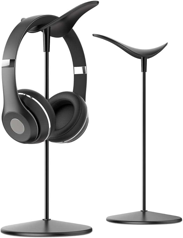 Lamicall Headphone Stand, Desktop Headset Holder - Desk Earphone Stand, for All Headsets Such as Airpods Max, HyperX Gaming Headphones, Beats, Senn heiser Music Headphones Gifts - Image 1
