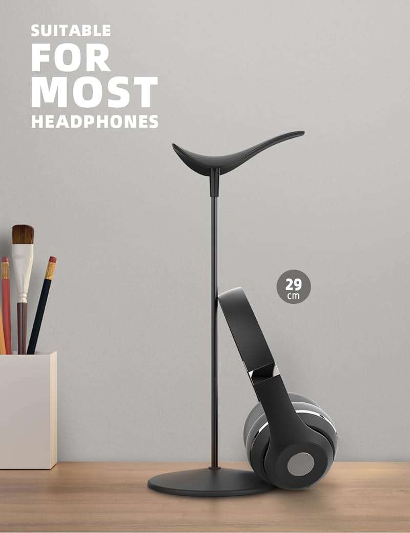 Lamicall Headphone Stand, Desktop Headset Holder - Desk Earphone Stand, for All Headsets Such as Airpods Max, HyperX Gaming Headphones, Beats, Senn heiser Music Headphones Gifts - Image 7