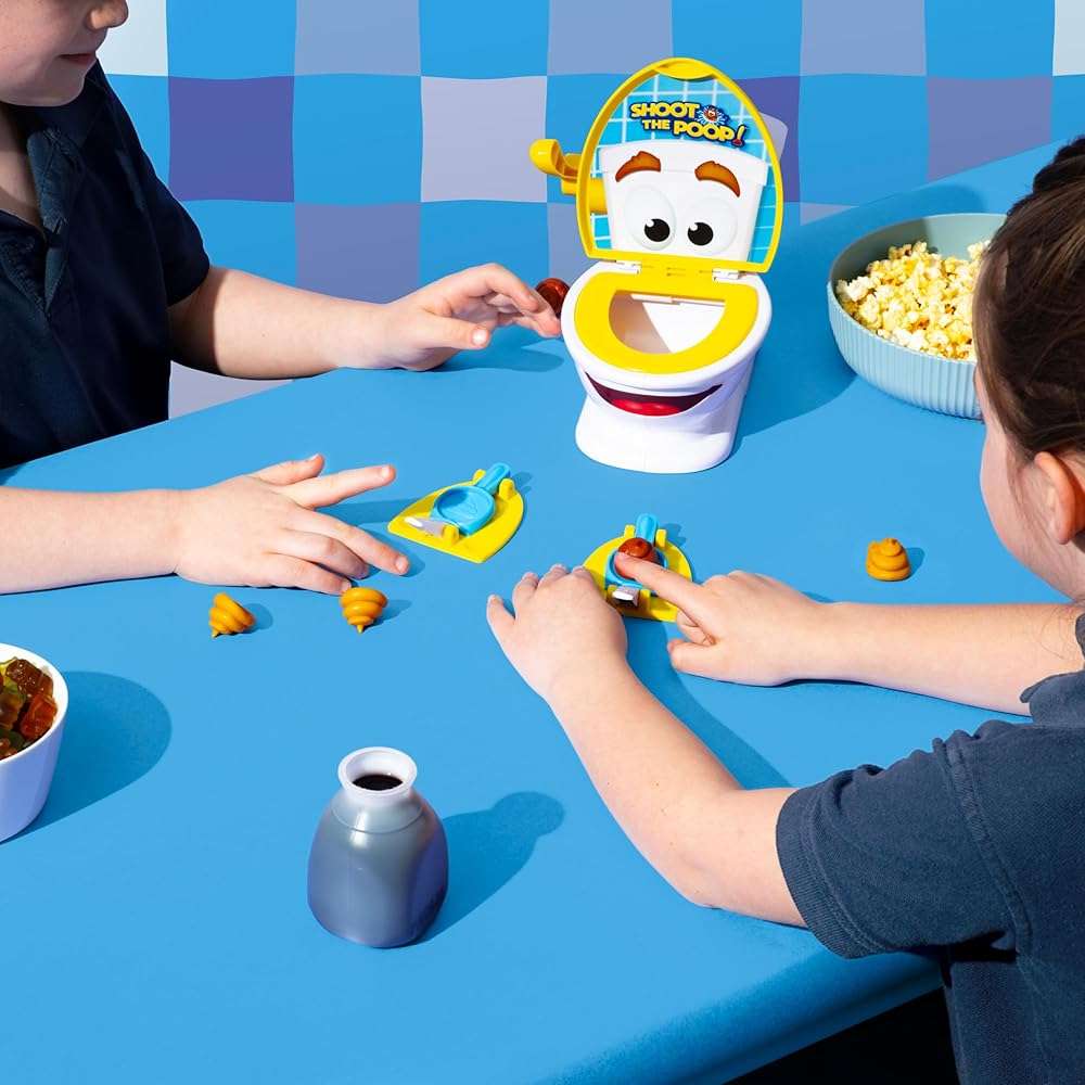 Brybelly Shoot the Poop – The Original Talking Toilet Game for Kids & Families – Funny Fast-Action Poop-Launching Game with Sounds & Silly Humor for Ages 4+ - Image 3