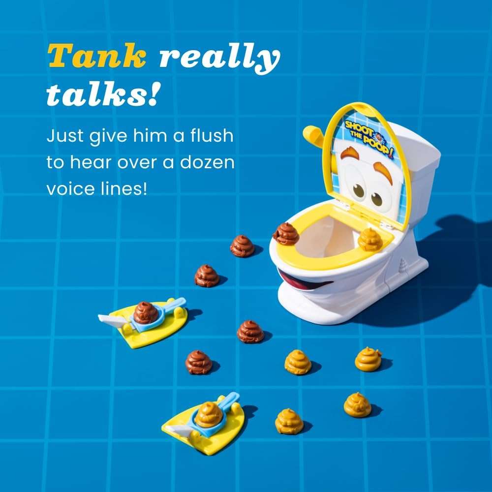 Brybelly Shoot the Poop – The Original Talking Toilet Game for Kids & Families – Funny Fast-Action Poop-Launching Game with Sounds & Silly Humor for Ages 4+ - Image 5