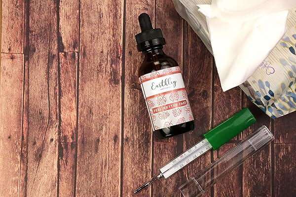 Earthley Wellness Feel Better Fast, All-Natural Relief for Minor Ailments, Organic Herbal Formula, Supports Immune & Digestive Health, Echinacea Root and More, 6 Month Supply (1.69oz Glass, 500 doses) - Image 4