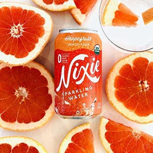 Nixie Sparkling Water, Sparkling Water Grapefruit Organic, 12 Fl Oz, 8 Pack - Image 3
