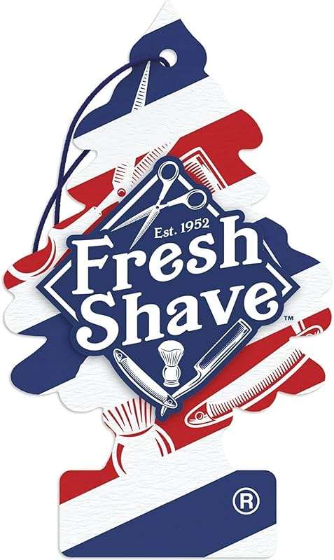 Little Trees Car Air Freshener 6-Pack (Fresh Shave) - Image 1