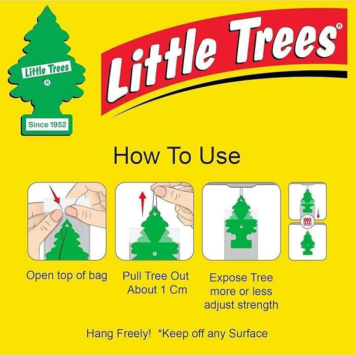 Little Trees Car Air Freshener 6-Pack (Fresh Shave) - Image 6