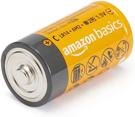 Amazon Basics C Cell Alkaline All-Purpose Batteries, 1.5 Volt, 5-Year Shelf Life, Reliable Power for Toys, Clocks, Flashlights, 4-Pack - Image 3