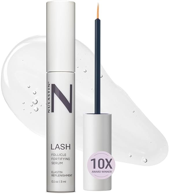 NULASTIN Follicle Fortifying Lash Serum - Clinically Tested Eyelash Enhancing Serum - Nourishes & Repairs to Promote Longer-Looking Lashes - Enriched with Hair-Strengthening Ingredients (0.1 Fl Oz) - Product Image