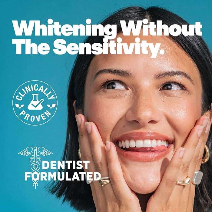 Lumineux Teeth Whitening Kit Peroxide Free Enamel Safe for Whiter Teeth Includes 7 Whitening Treatments, 1 Mouthwash, 1 Toothpaste & 1 Bamboo Toothbrush, Dentist Formulated - Image 8