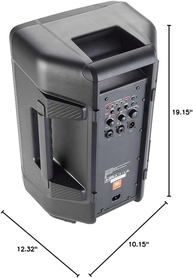 JBL Professional IRX108BT Powered PA Speaker, Portable Loudspeaker with Bluetooth, 8 Inch Woofer, 1300 Watt, Mobile DJ, Musicians, Small Venues, Ceremonies and Sports Events, Black - Image 12