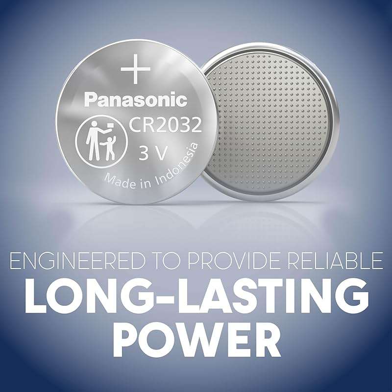 Panasonic CR2032 3.0 Volt Long Lasting Lithium Coin Cell Batteries in Child Resistant, Standards Based Packaging, 10 Pack - Image 3
