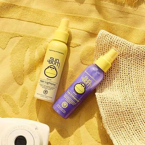 Sun Bum Lighten and Tone Travel Kit - Blonde Hair Lightener and Tone Enhancer - Enhances Hair Color and Shine while Neutralizing Brassy Tones - UV Protecting - Vegan and Cruelty Free (4 oz, 1.5 fl oz) - Image 6