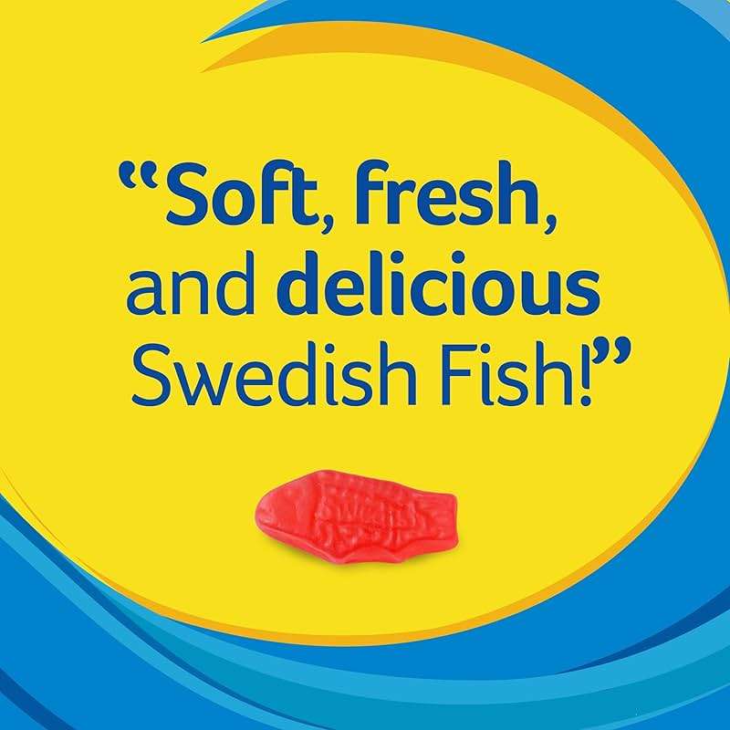 SWEDISH FISH Mini Soft & Chewy Candy, Bulk Candy, Family Size, 1.8 lb - Image 12