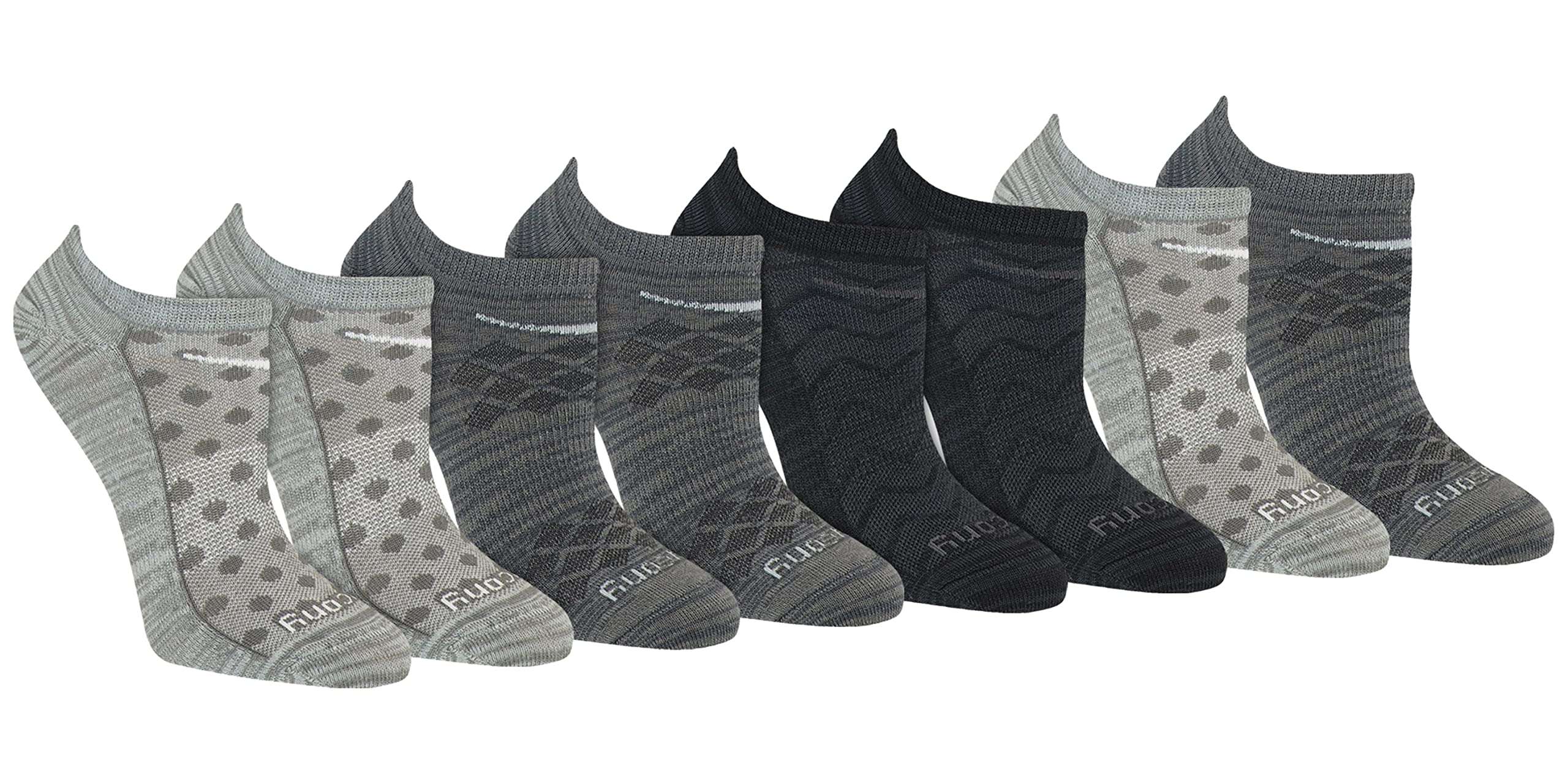 Saucony Women's RunDry Performance Super Lite No-Show Athletic Socks (8-Pairs) - Image 1