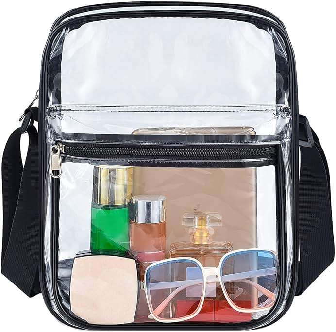 USPECLARE Clear Bag for Stadium Events Clear Messenger Bag for Men and Women - Image 4