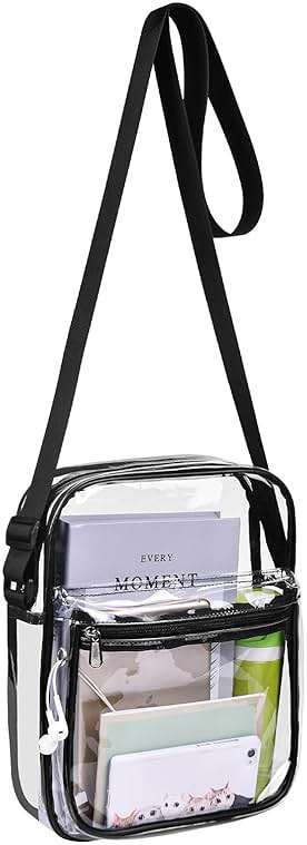 USPECLARE Clear Bag for Stadium Events Clear Messenger Bag for Men and Women - Image 7