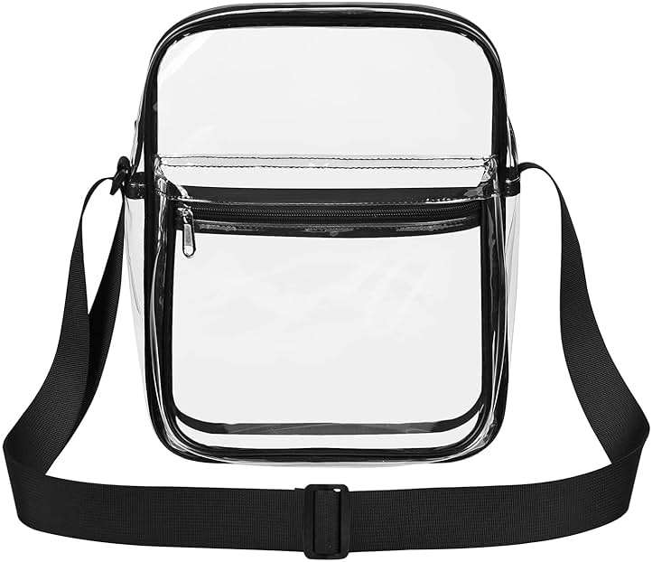 USPECLARE Clear Bag for Stadium Events Clear Messenger Bag for Men and Women - Image 9