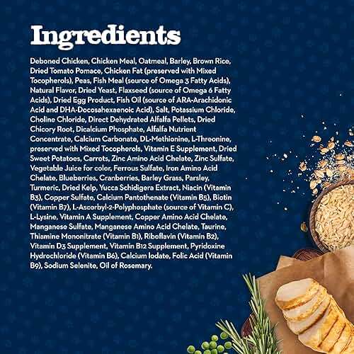 Blue Buffalo Baby Blue Natural Small Breed Puppy Dry Dog Food, Healthy Growth Formula with DHA, Chicken and Oatmeal Recipe, 4-lb Bag - Image 5