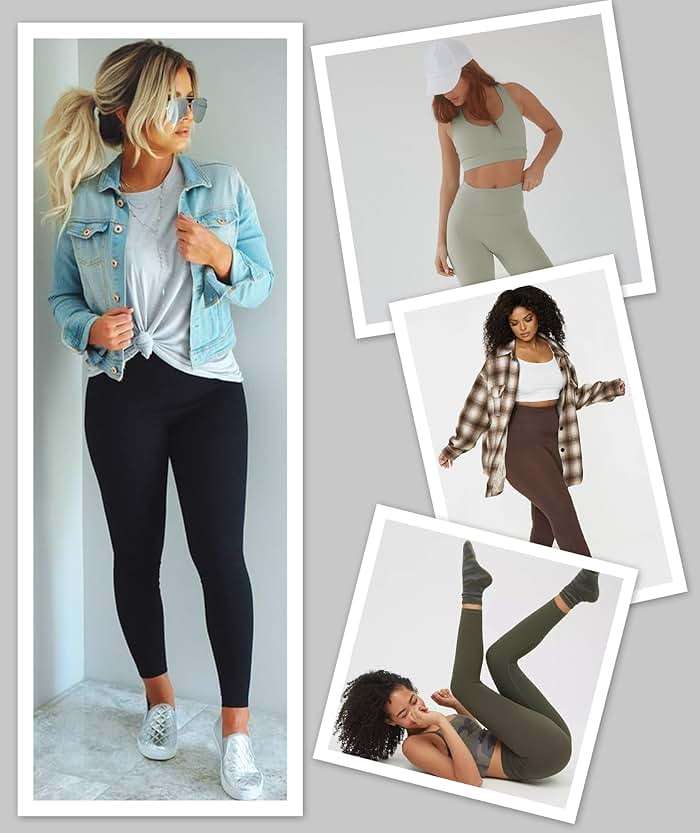 GAYHAY High Waisted Leggings with Pockets for Women - Buttery Soft Yoga Pants for Gym Workout, Athletic Running - Image 4