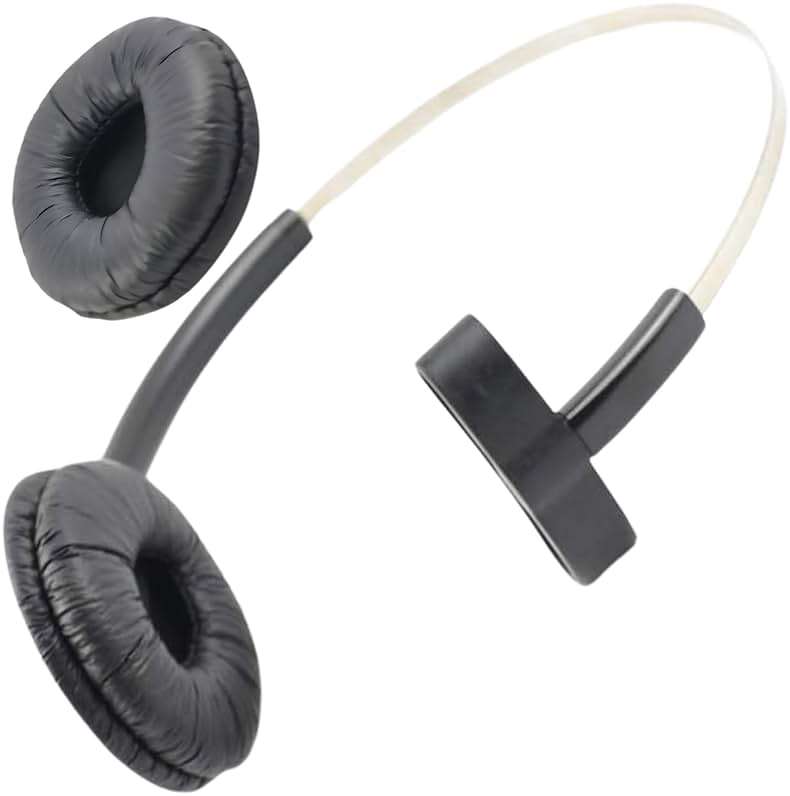 for Plantronics Standard Headband 84605 + Extra Cushion Replacement Over-The-Head Headset for Savi CS540 W740 W745 W440 W740-M C054 CS540XD 8240 8245 W445 - Image 1