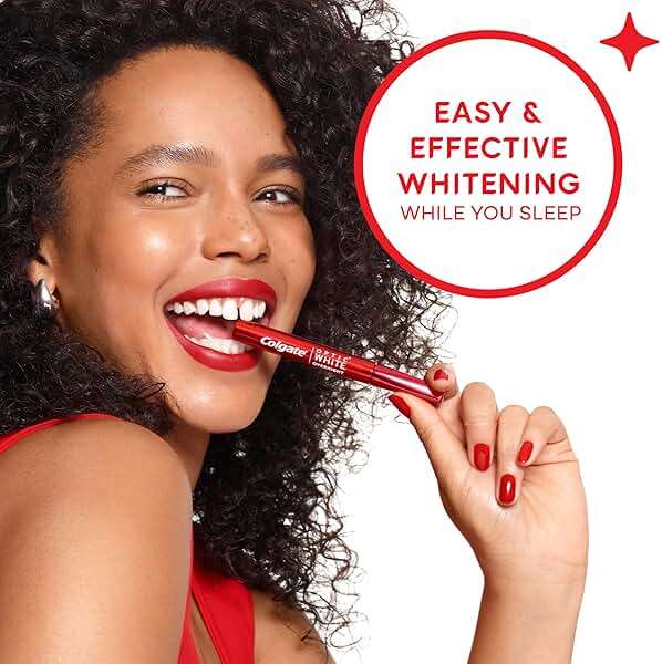 Colgate Optic White Overnight Teeth Whitening Pen, Teeth Stain Remover, Removes Years of Stains in Just 1 Week, Enamel Safe, Designed for No Tooth Sensitivity, 0.08 OZ - Image 6