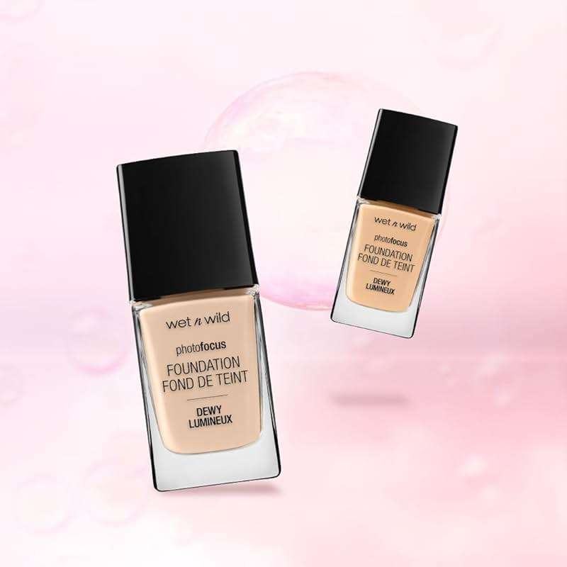 wet n wild Photo Focus Dewy Liquid Foundation Makeup, Soft Beige (Packaging May vary) - Image 5