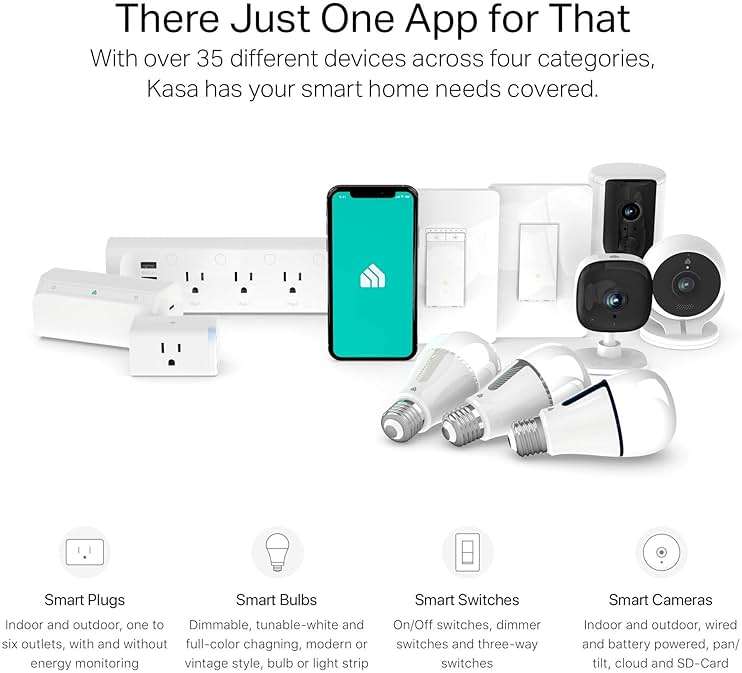 kasa smart Plug Power Strip KP303, Surge Protector with 3 Individually Controlled Smart Outlets and 2 USB Ports, Works with Alexa & Google Home, No Hub Required , White - Image 8