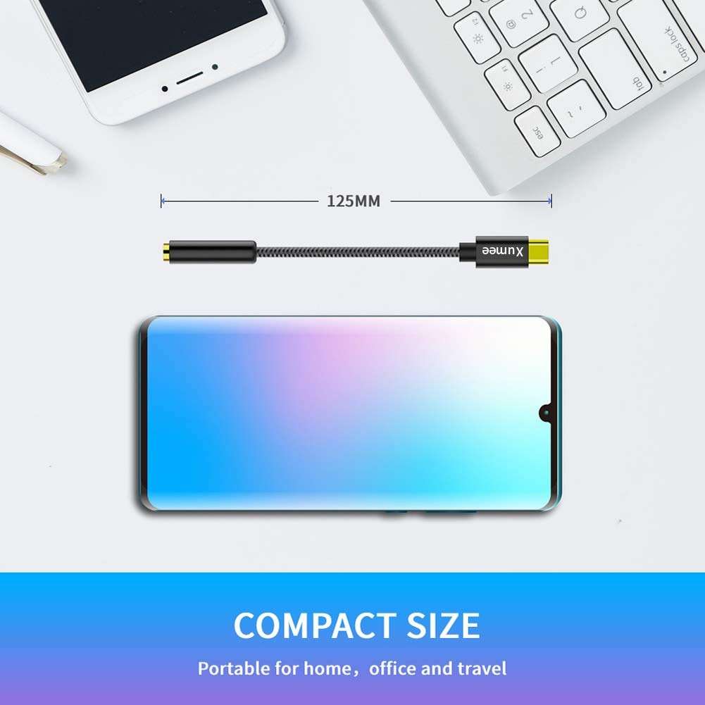 USB C to 3.5mm Headphone Adapter - USB Type C to AUX Audio Jack Hi-Res DAC Dongle Cable Cord Compatible with iPhone 16/15 Pro Max, Samsung Galaxy S25 S24 S23 S22 FE Ultra - Image 5