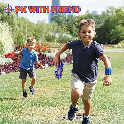 Wordot 2 Pack Guns Boys Toy-with 60 Soft Foam Darts Bullets& 2 Wrist Bands-Kids Hand Gun Toys Gifts Party Supplies for 3,4,5,6,7,8,9 Years Kids - Image 2