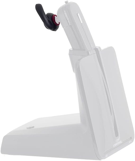 CHOCKALOTTA Eartip Adapter and Silicone Hook Eartips Compatible with Plantronics Poly CS540 / W440 / W740 / WH500 Headsets (1-Pack Adapter + 3 Pcs Left S/M/L Ear Tips) - Product Image