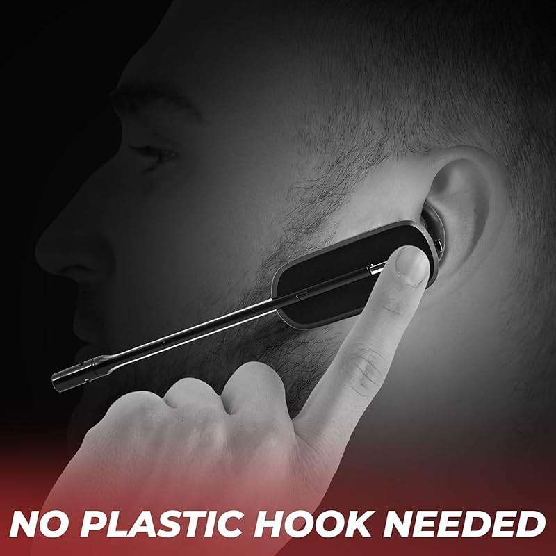 CHOCKALOTTA Eartip Adapter and Silicone Hook Eartips Compatible with Plantronics Poly CS540 / W440 / W740 / WH500 Headsets (1-Pack Adapter + 3 Pcs Left S/M/L Ear Tips) - Image 5