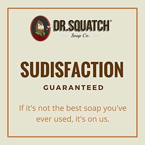 Dr. Squatch Pine Tar Soap 4-Pack Bundle – Bar Soap for Men with Natural Woodsy Scent and Skin Exfoliating Scrub – Handmade with Pine, Coconut, Olive Organic Oils in USA (4 Bar Set) - Image 3